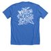 Queer in the Field, a Heather True Royal Premium Unisex Tee (back-view)