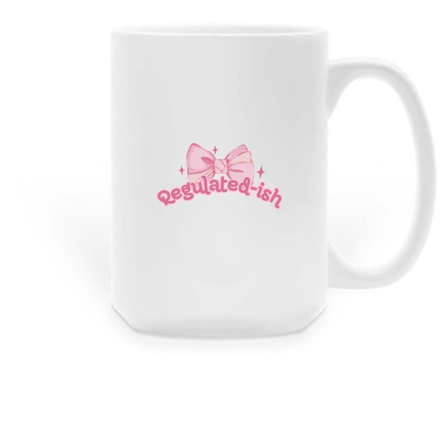 Regulated-ish Mugs, a White Large Coffee Mug