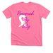 Powered By Lily, a Neon Pink Premium Unisex Tee