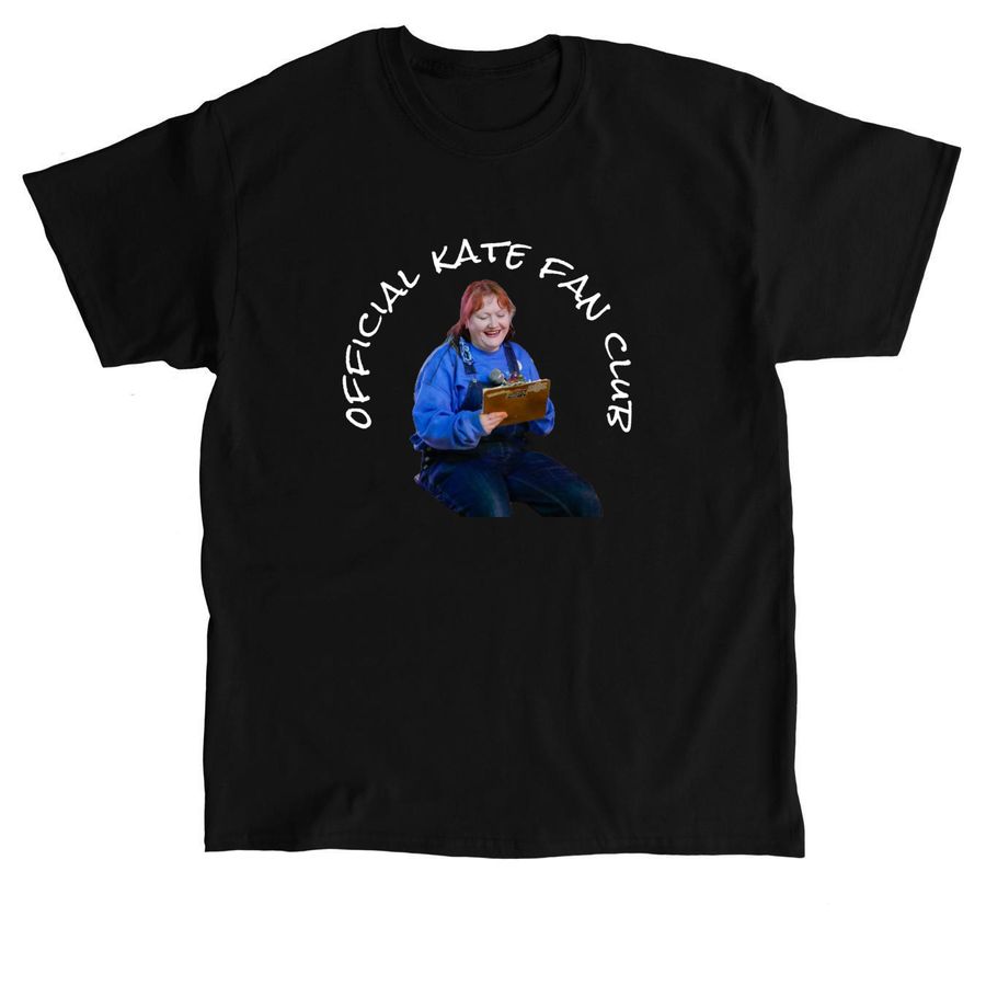 kate fan club ????, a Black Classic Unisex Tee