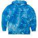 YRCS Hoodie, a Aqua Blue Tie Dye Pullover Hoodie