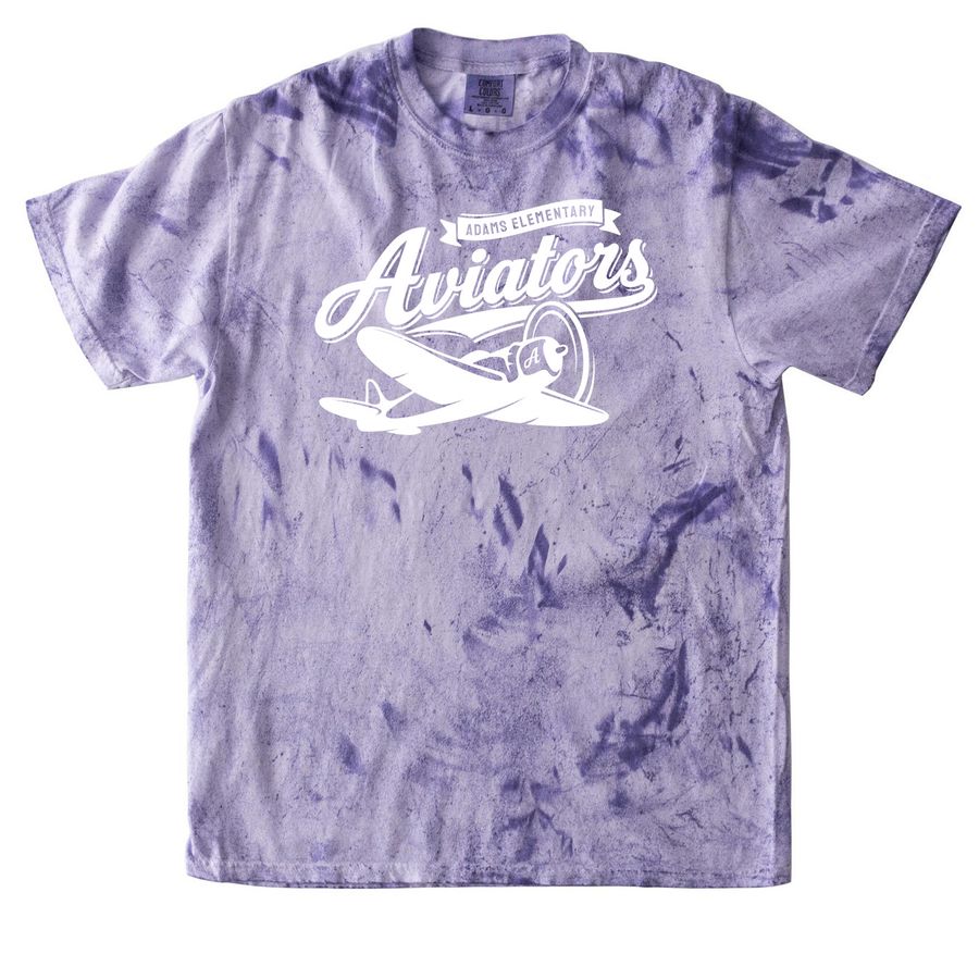 Aviator High Fashion, a Amethyst Comfort Colors Colorblast Tee