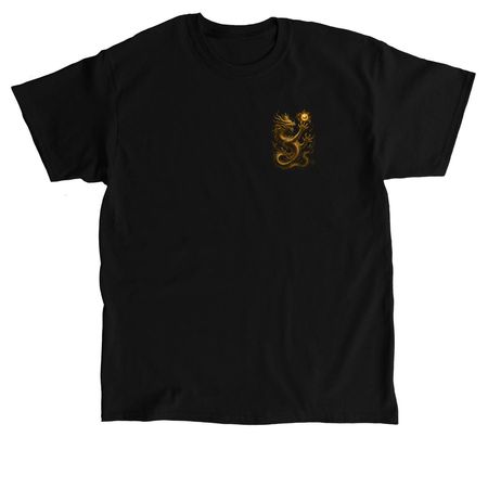The Dragon Contains the Pearl, a Black Classic Unisex Tee