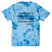 Jazz On Lincoln 2026 Shirts, a Sky Blue Crystal Tie Dye Tee (back-view)