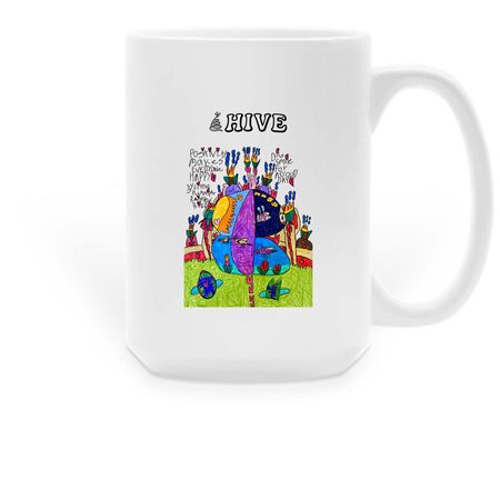 Art by JD Mug, a White Large Coffee Mug