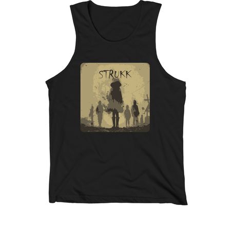 STRUKK Band Clothing - One Sided, a Black Premium Cotton Tank