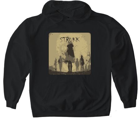 STRUKK Band Clothing - One Sided, a Black Gildan Softstyle Pullover Hoodie