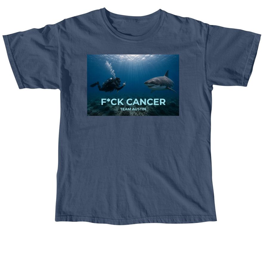 TEAM AUSTIN, a Midnight Comfort Colors Unisex Tee