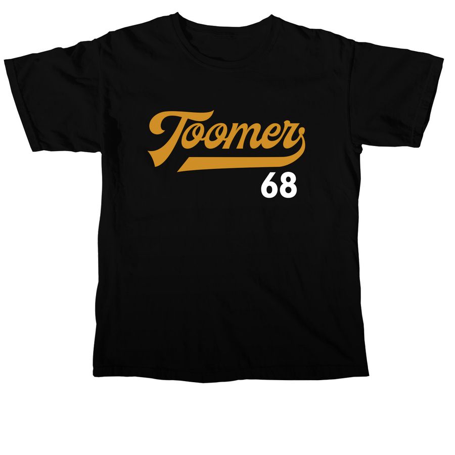 Toomer 68 Tees - dark colors (youth & adult), a Black Comfort Colors Unisex Tee