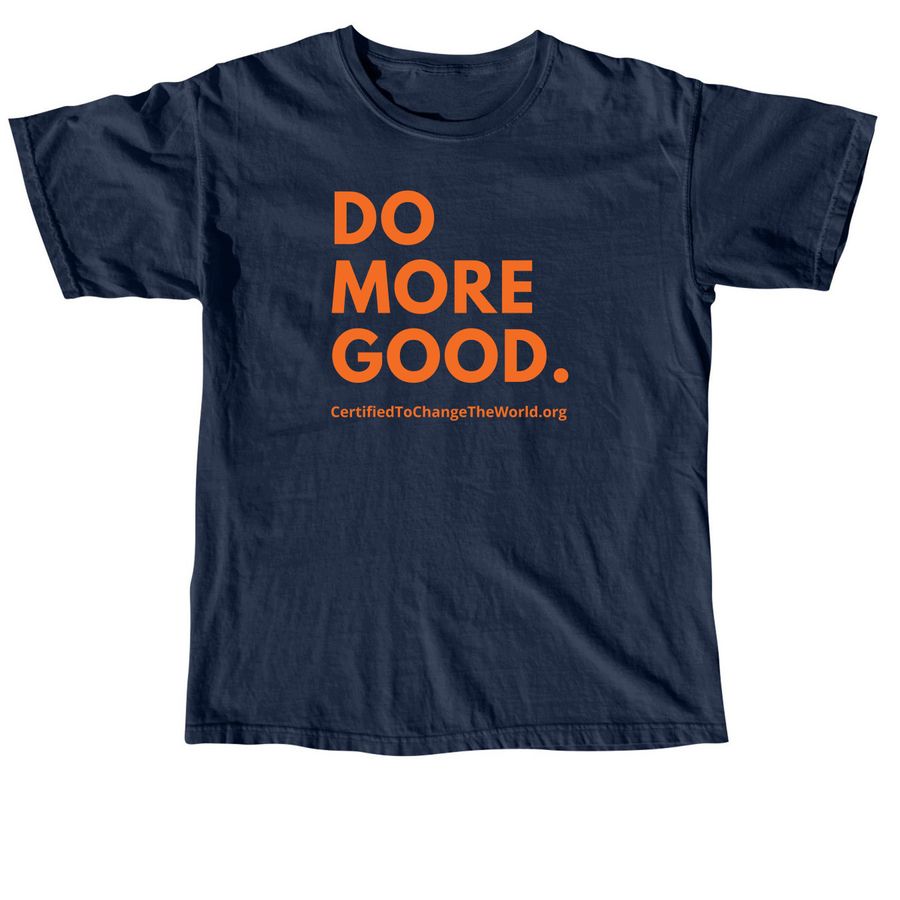 Do More Good, a True Navy Comfort Colors Unisex Tee