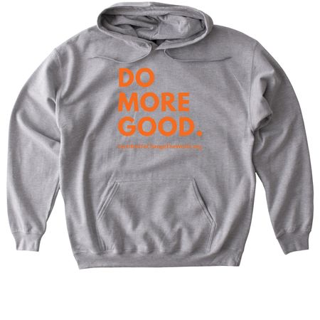 Do More Good, a Sport Grey Gildan Softstyle Pullover Hoodie