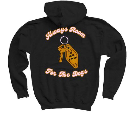 Safe Haven: Vacation Club, a Black Youth Pullover Hoodie