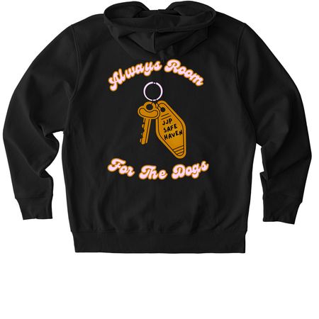 Safe Haven: Vacation Club, a Black Stanley/Stella Unisex Cultivator 2.0 Zip Up Pullover Hoodie