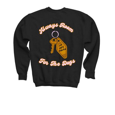 Safe Haven: Vacation Club, a Black Youth Crewneck Sweatshirt