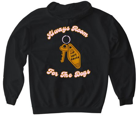 Safe Haven: Vacation Club, a Black Gildan Softstyle Pullover Hoodie