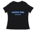 CV Jags Jaguar/Dark Shirt Design, a Black Women's Relaxed V-Neck Tee