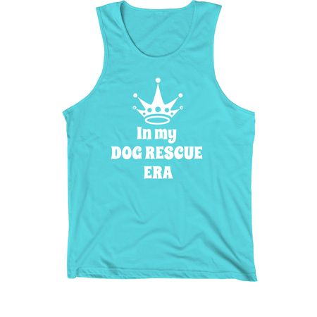 Dog Rescue Era, a Teal Premium Cotton Tank