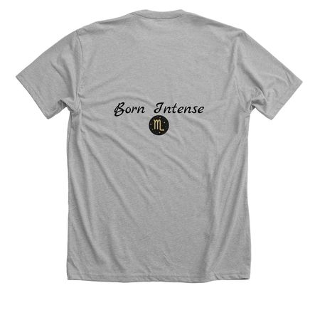 Scorpio- The Shadow, a Athletic Heather Premium Unisex Tee (back-view)