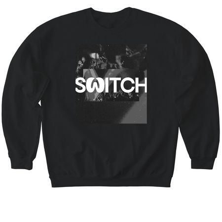 SWITCH MERCH, a Black Softstyle Crewneck Sweatshirt