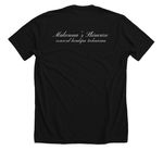 Member of the Healthy Hair Community, a Solid Black Blend Premium Unisex Tee (back-view)
