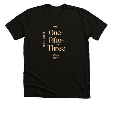 PROJECT 153, a Black Heather Premium Unisex Tee