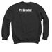Slate PR Director Custom, a Black Crewneck Sweatshirt (back-view)