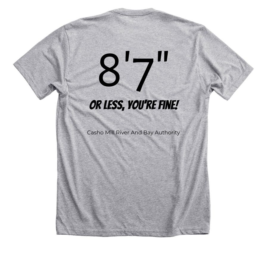 Casho Mill RBA 2022 Official Shirt, a Athletic Heather Premium Unisex Tee (back-view)