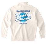 Retro Nursing Alumni 2, a Bone Midweight Quarter Zip Pullover (back-view)