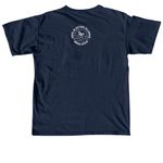 Together, We're Growing Hope Across Appa, a True Navy Comfort Colors Unisex Tee (back-view)