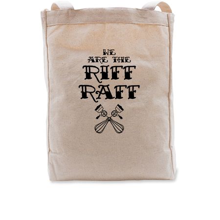 Riff Raff Baked Goods Totes, a Natural Recycled Cotton Tote Bag