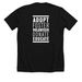 15 Year Anniversary - Pink & White, a Solid Black Blend Premium Unisex Tee (back-view)