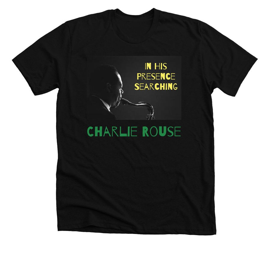 "Two Is One" In His Presence Searching, a Solid Black Blend Premium Unisex Tee