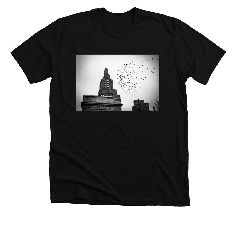 WSP NYC, a Solid Black Blend Premium Unisex Tee