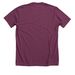 Literally Dead Book Club (white logo)&nbsp;Merch, a Heather Maroon Premium Unisex Tee (back-view)