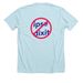 CIFS 'ipse dixit' Merchandise 2024, a Heather Ice Blue Premium Unisex Tee (back-view)