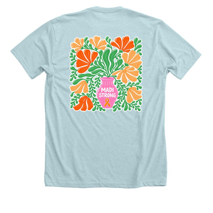 Madi Strong, a Heather Ice Blue Premium Unisex Tee