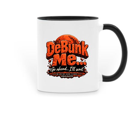 WANGTM - Coffee Mug, a Black Two-Tone Ceramic Mug
