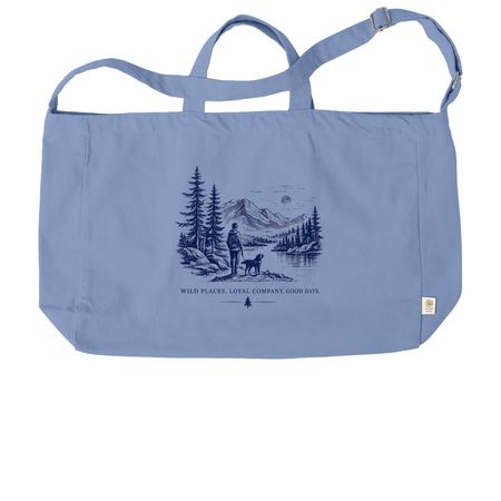 Wild Places. Loyal Company. Good Days., a Elemental Blue Reclaimist G2G Tote Bag