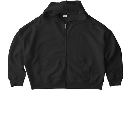 Zip Up Hoodies, Logo on Back, a Black Stanley/Stella Women?s Stella Ida Zip Up Pullover Hoodie