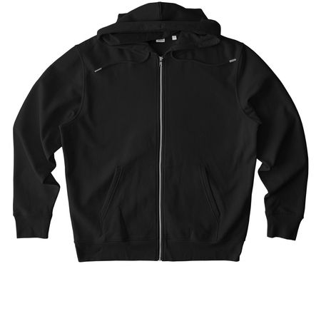 Zip Up Hoodies, Logo on Back, a Black Stanley/Stella Unisex Cultivator 2.0 Zip Up Pullover Hoodie