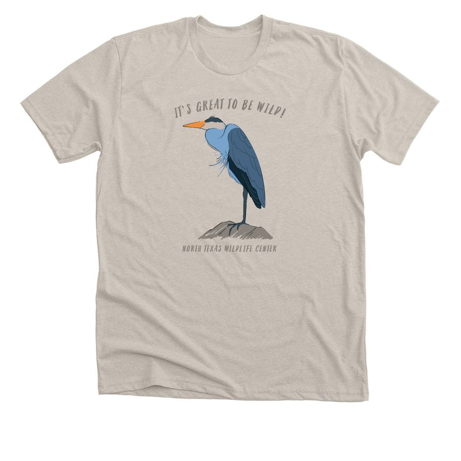 it's great to be wild, a Heather Dust Premium Unisex Tee