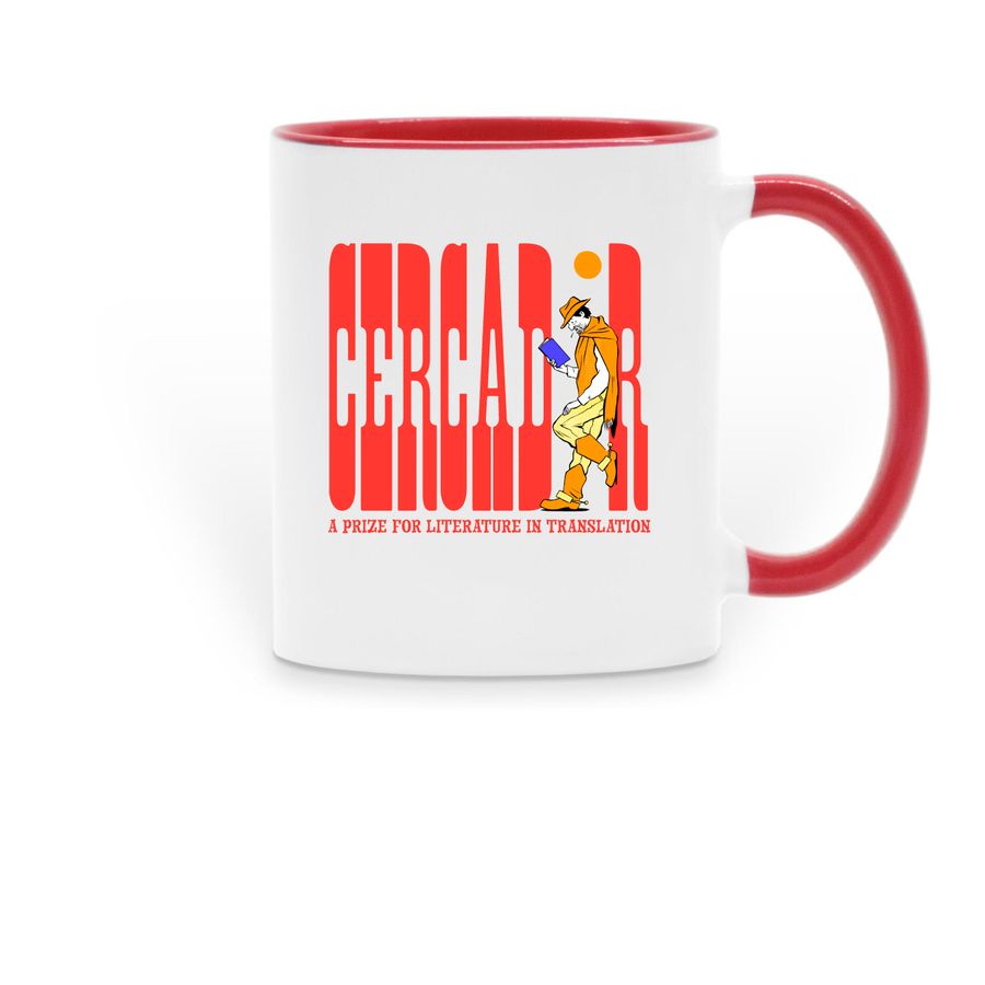 Cowpoke Mug, a Red Two-Tone Ceramic Mug