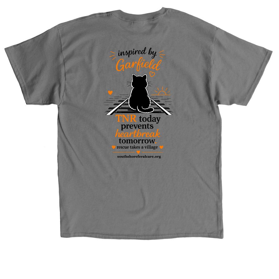 Inspired by Garfield&nbsp;, a Charcoal Classic Unisex Tee