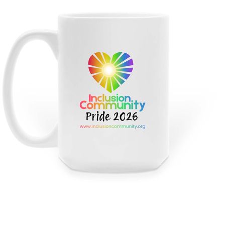 Pride 2026 Mug, a White Large Coffee Mug (back-view)