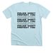 Police Won't Protect You, a Heather Ice Blue Premium Unisex Tee