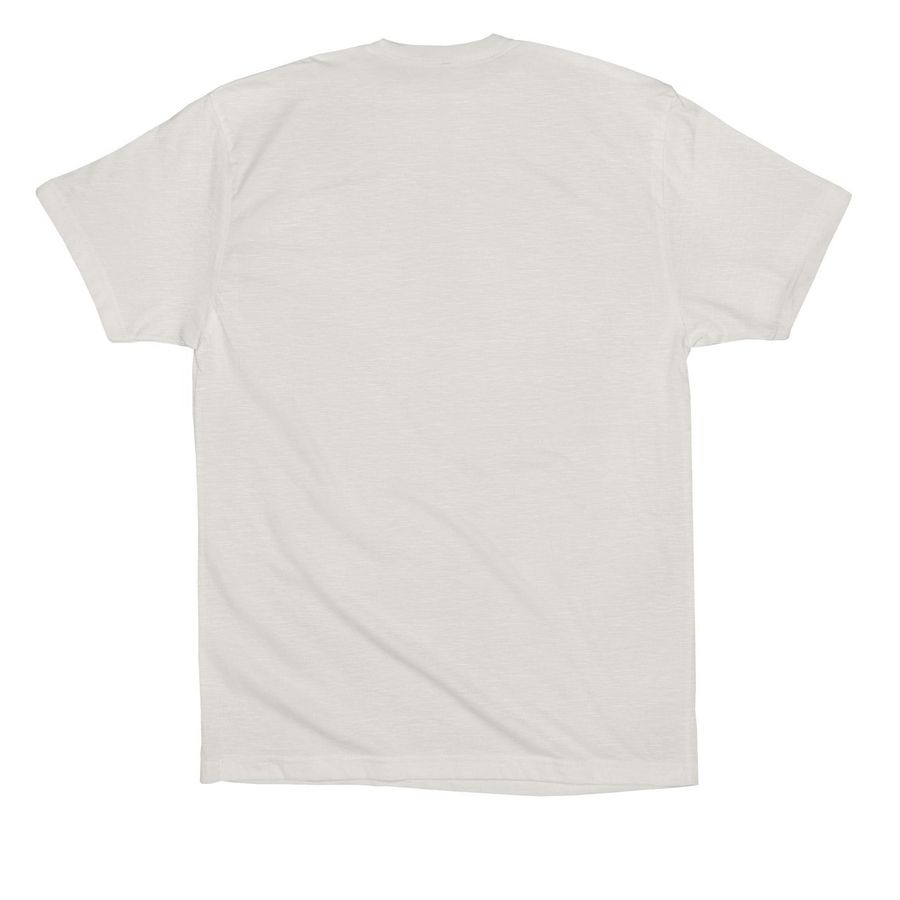 Aldersgate Horizontal Logo, a Vintage White Premium Cotton Tee (back-view)