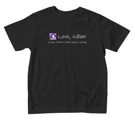 Love, Wilson - Toddler Shirts, a Black Toddler Tee