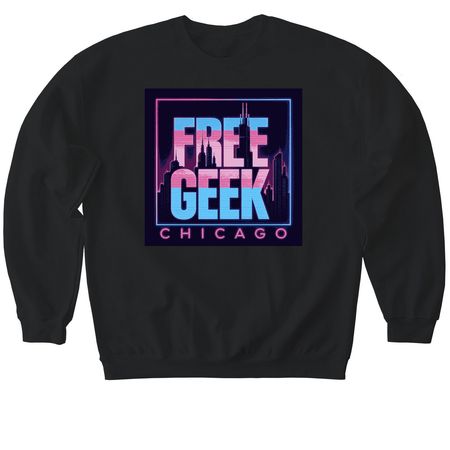Upgraded the base model.&nbsp;, a Black Softstyle Crewneck Sweatshirt