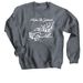 Make The Yuletide GAY, a Dark Heather Crewneck Sweatshirt