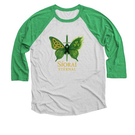 S?ora?: Her Spirit Never Fades&nbsp;, a Envy and Heather White 3/4 Sleeve Baseball Tee